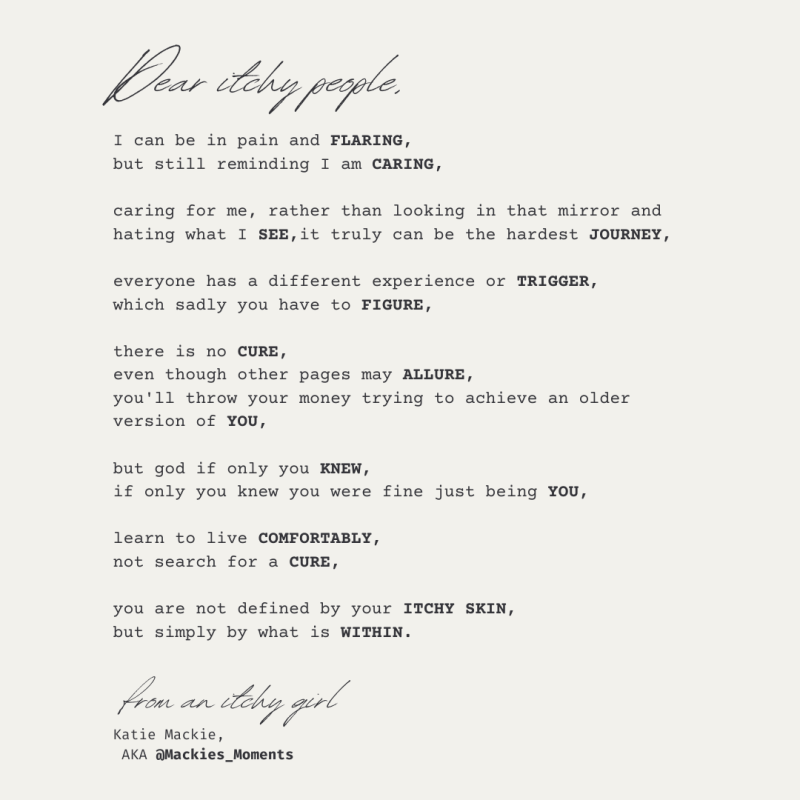 Itchy Poem; ‘THIS&nbsp;GIRL’